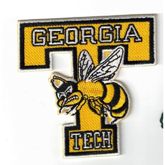 Unbranded Other - Georgia Tech Hornets Logo Embroidered 3x3in Iron / Sew-On Patch